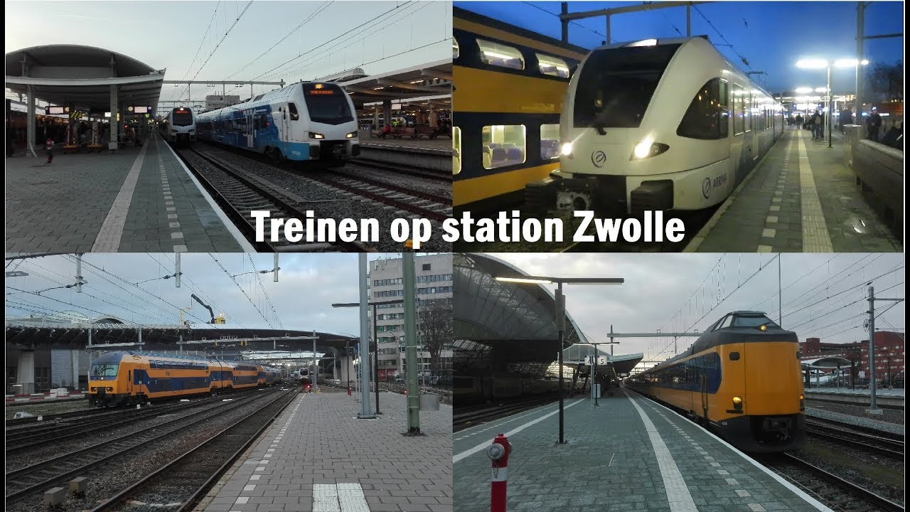 Treinen op station Zwolle!