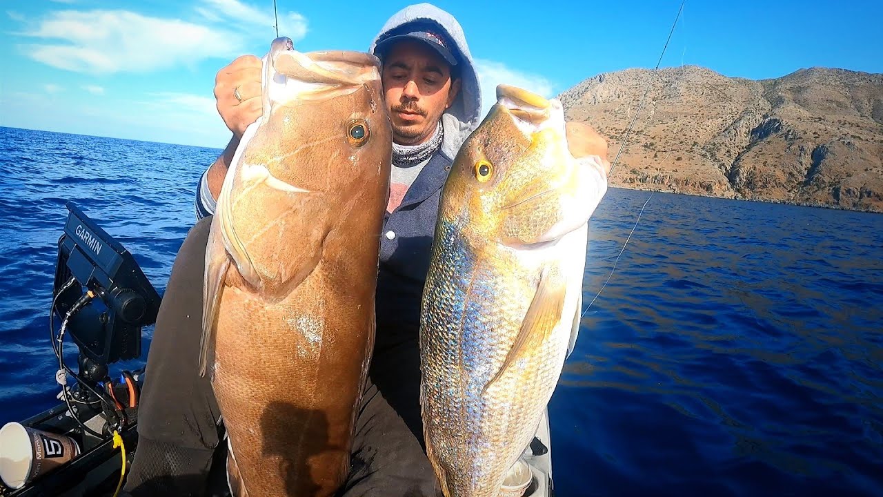 🛑 Δυνατές μάχες με ψάρια τρόπαια 🎥 #fishing #ψάρεμα #fishingingreece #kayakfishing