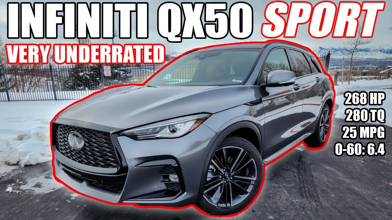 2023 INFINITI QX50 SPORT Review: MOST UNDERRATED LUXURY CROSOVER? *Exterior, Interior, Specs, POV*