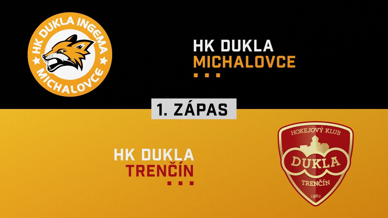 1.zápas štvrtťfinále Dukla Michalovce - Dukla Trenčín HIGHLIGHTS