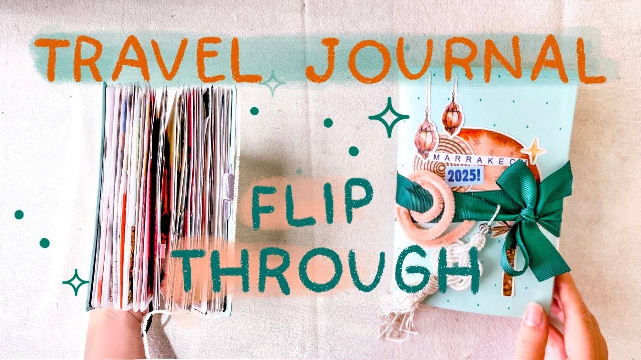 Travel Journal 🌍 Flip Through 📖 Junk Journal Edition 💫