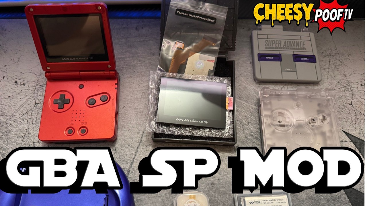 Modding my Gameboy Advance SP