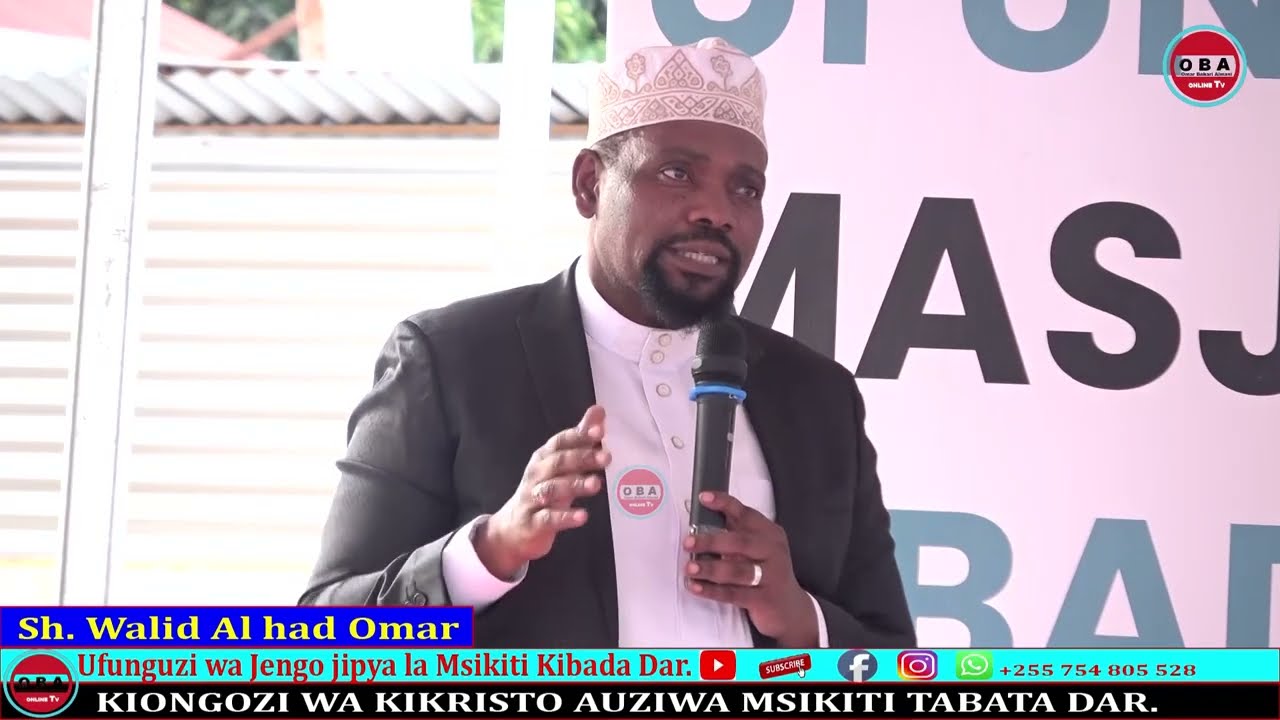 Kiongozi wa Kikristo auziwa Msikiti Tabata Dar es Salaam. Sh. Walid Alhad Omar 