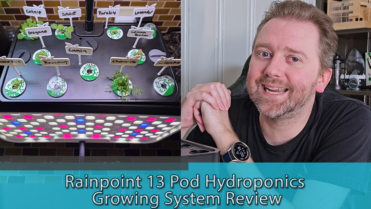 GROW YOUR OWN FOOD - Rainpoint 13 Pod Hydroponics Growing System Review