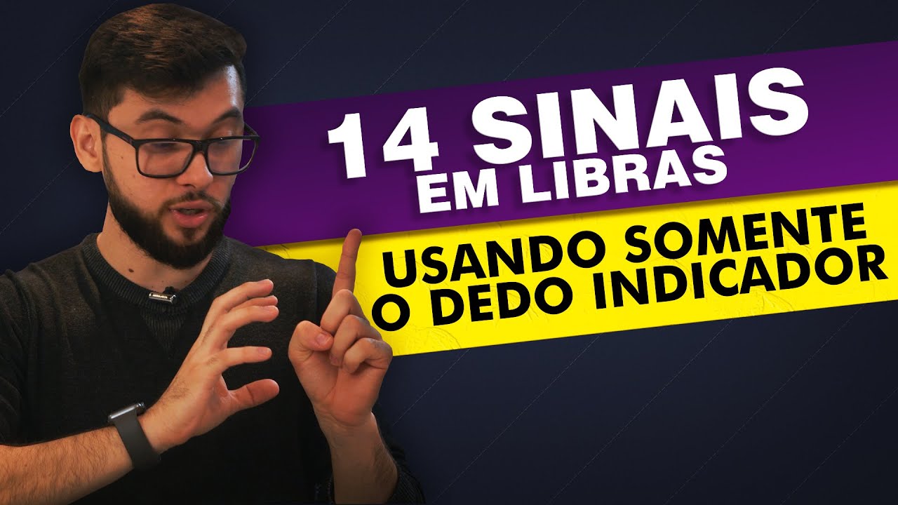 APRENDA 14 SINAIS USANDO APENAS O DEDO INDICADOR | DANRLEY OLIVEIRA