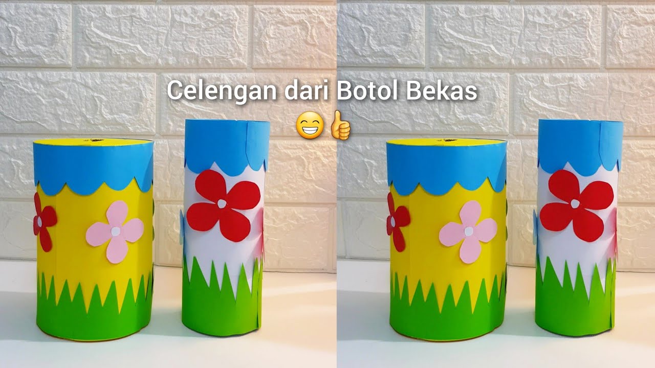 Cara Membuat Celengan dari Botol Bekas | Ide Kreatif | Plastic Bottle Craft | Diy |  Handicraft