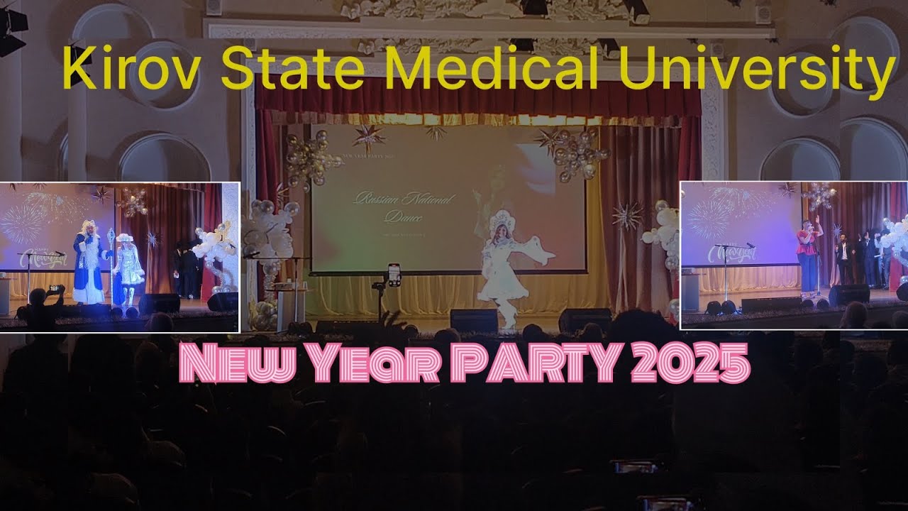 New Year Party 2025  !! Kirov State Medical University !! #kirovstatemedicaluniversity #mbbsinrussia