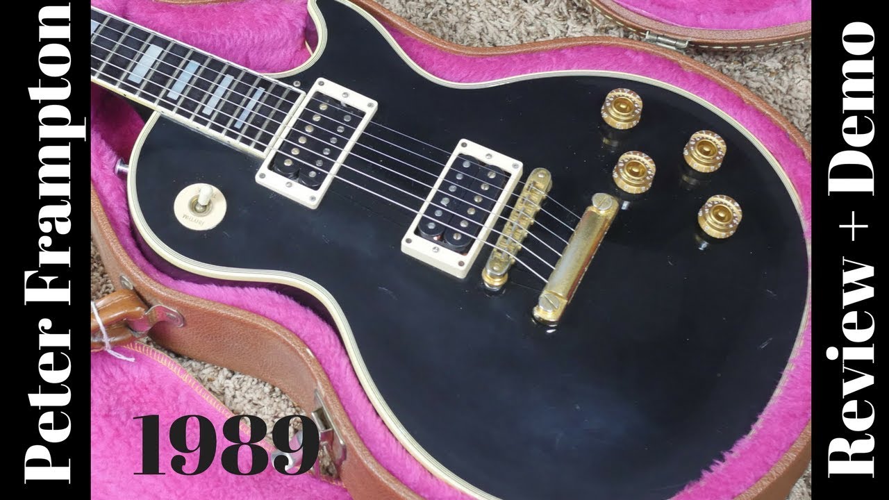 1989 Gibson Les Paul Custom Black | Peter Frampton Vibe | Review + Demo