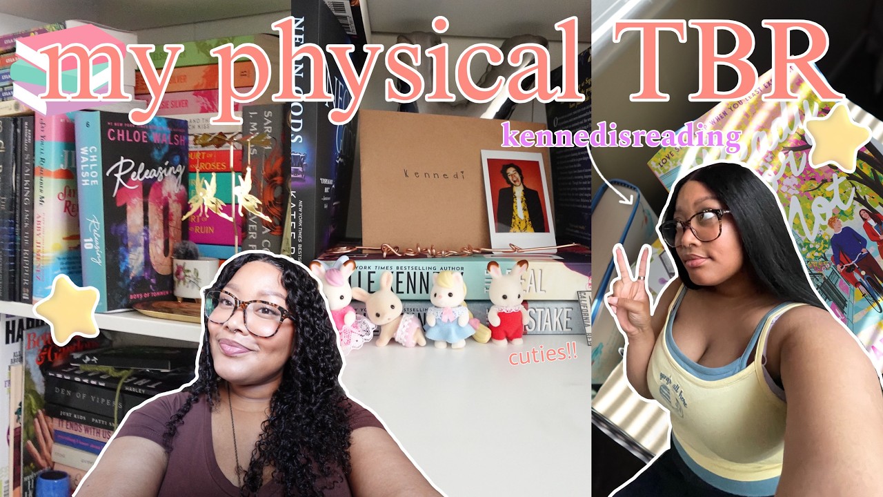 all the books on my physical tbr pt.1| ⭐️📖🫧