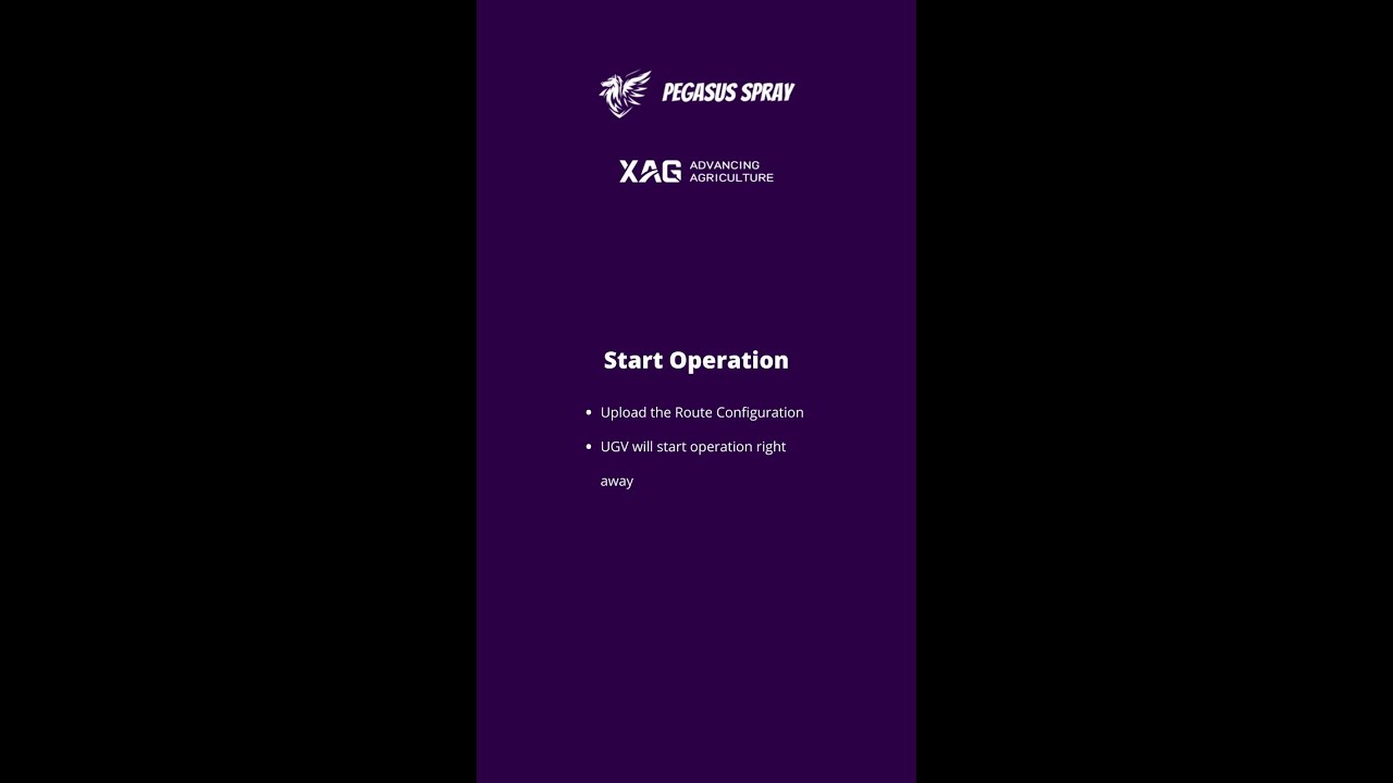 XAG R150 Training 3: Start Operation