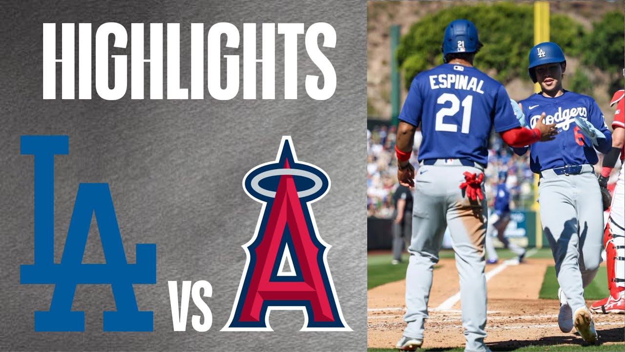 Spring Training Highlights - Dodgers vs Angels (Feb 21, 2026) 