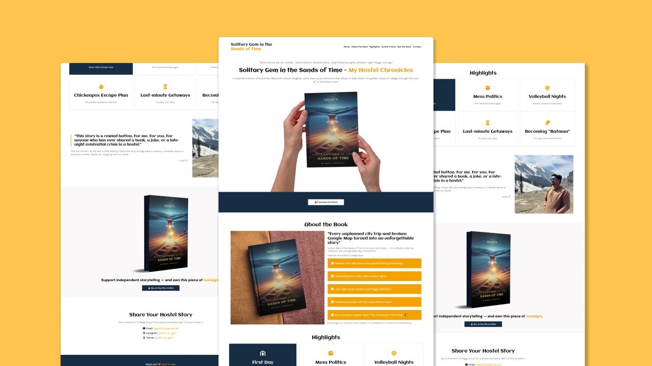 Responsive Book Website with HTML, CSS and JavaScript | Step By Step