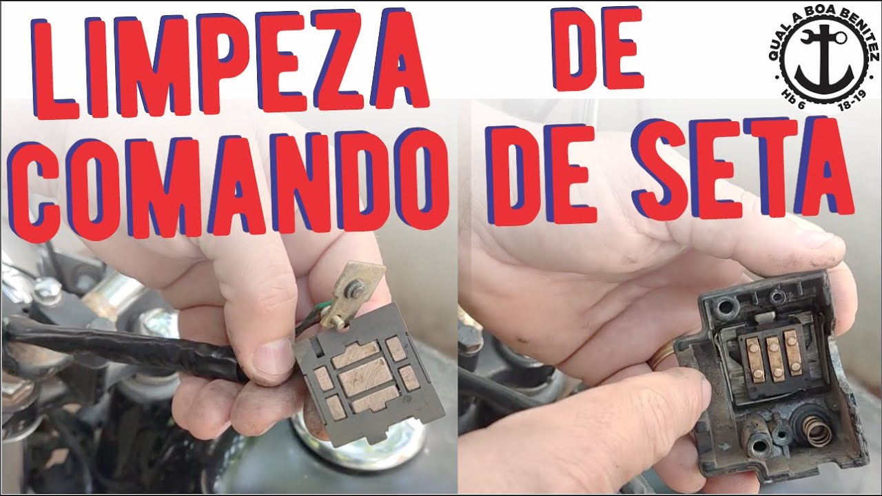 Limpeza de Comando de Seta e Luz alta - Intruder 125