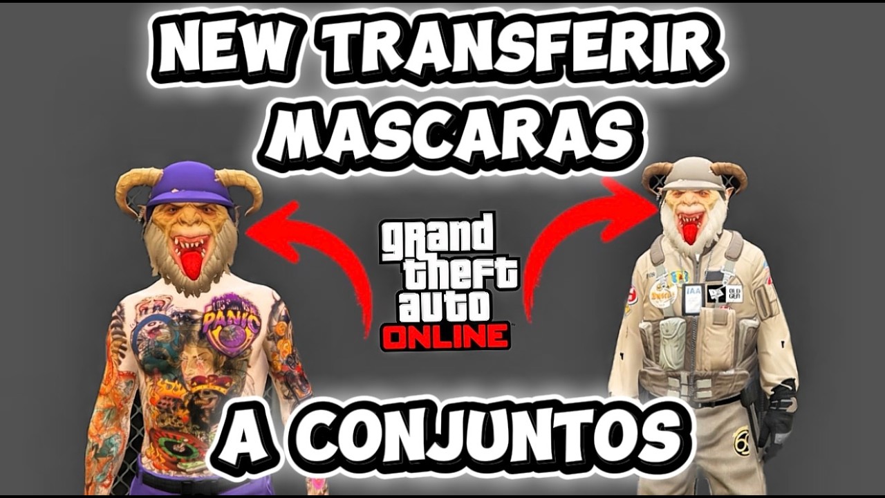 TRASPASAR CASCOS,LENTES, MASCARAS,RESPIRADORES | SOLO SIN AYUDA | ACCESORIOS  | GTA V ONLINE