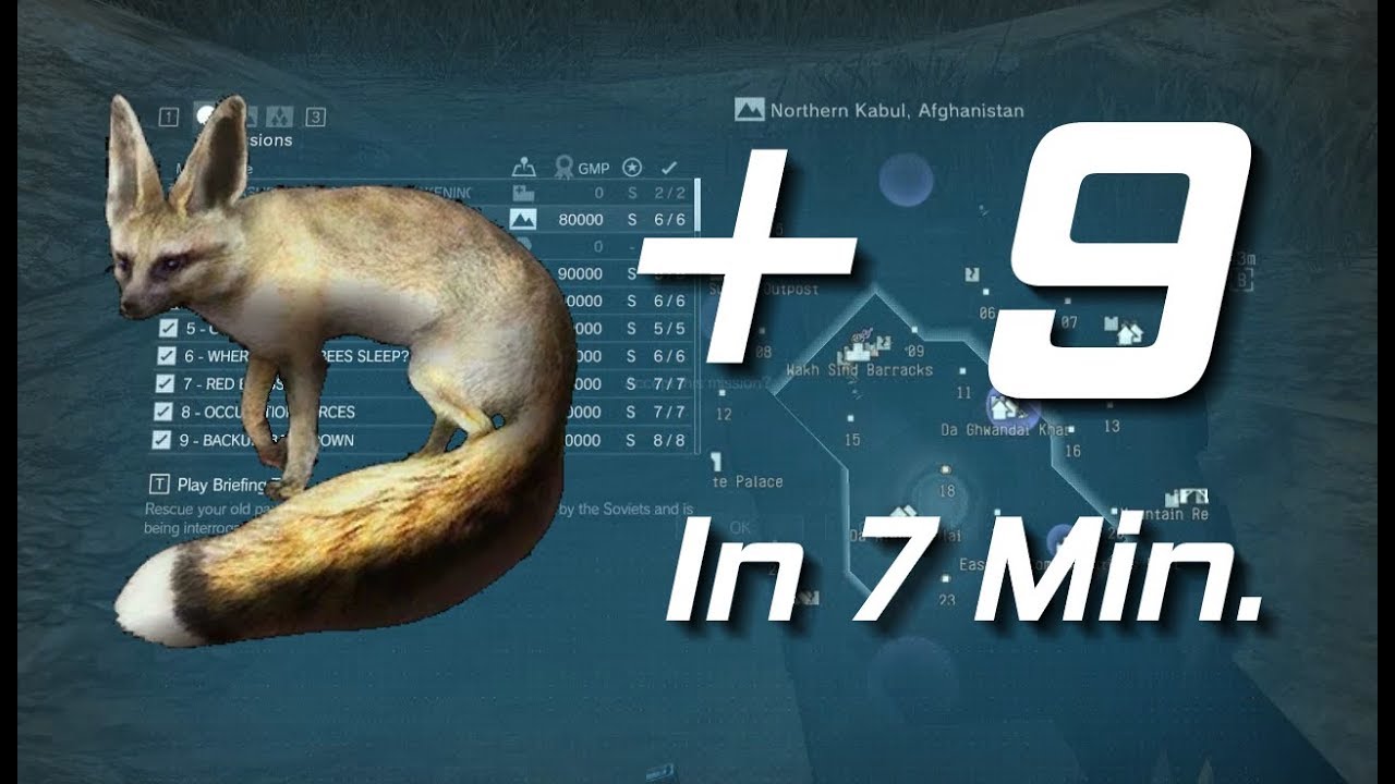 MGSV: The Phantom Pain - Very Quickly Collecting a Variety of Animals