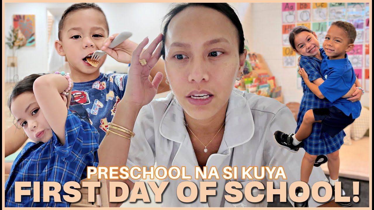 BACK TO SCHOOL NA! FIRST DAY OF PRESCHOOL NI KUYA ARLO! TRYING THIS TRENDING FOOD! ❤️ | rhazevlogs