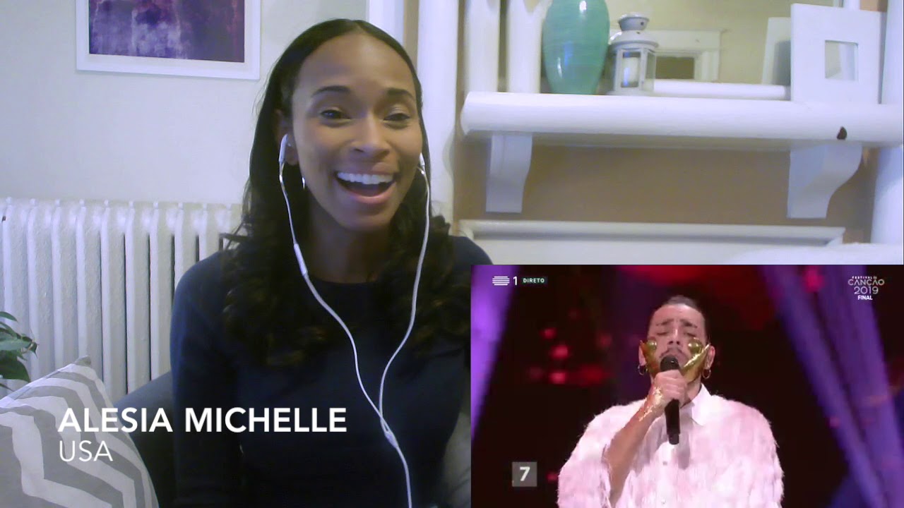 REACTION: Portugal, Eurovision 2019 [Alesia Michelle]