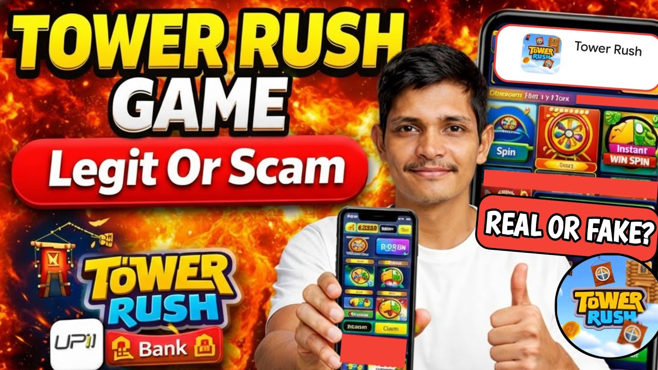 Tower Rush Game Real Or Fake? || Tower Rush Game Withdrawal 😱 || Tower Rush Game Kaise Khele 😱