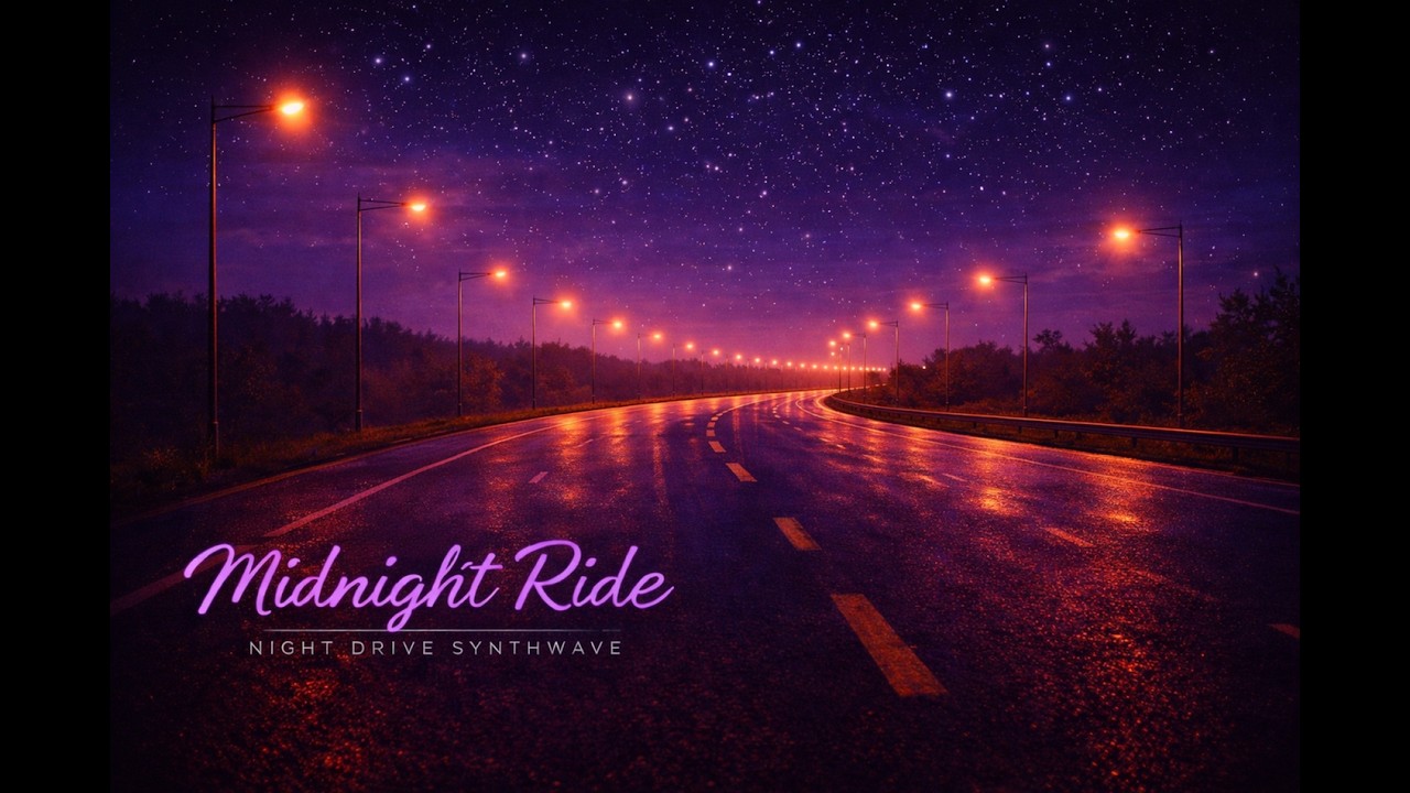 Night Drive Music 🌙 | Deep Focus Synthwave for Studying, Coding & Late Night Flow