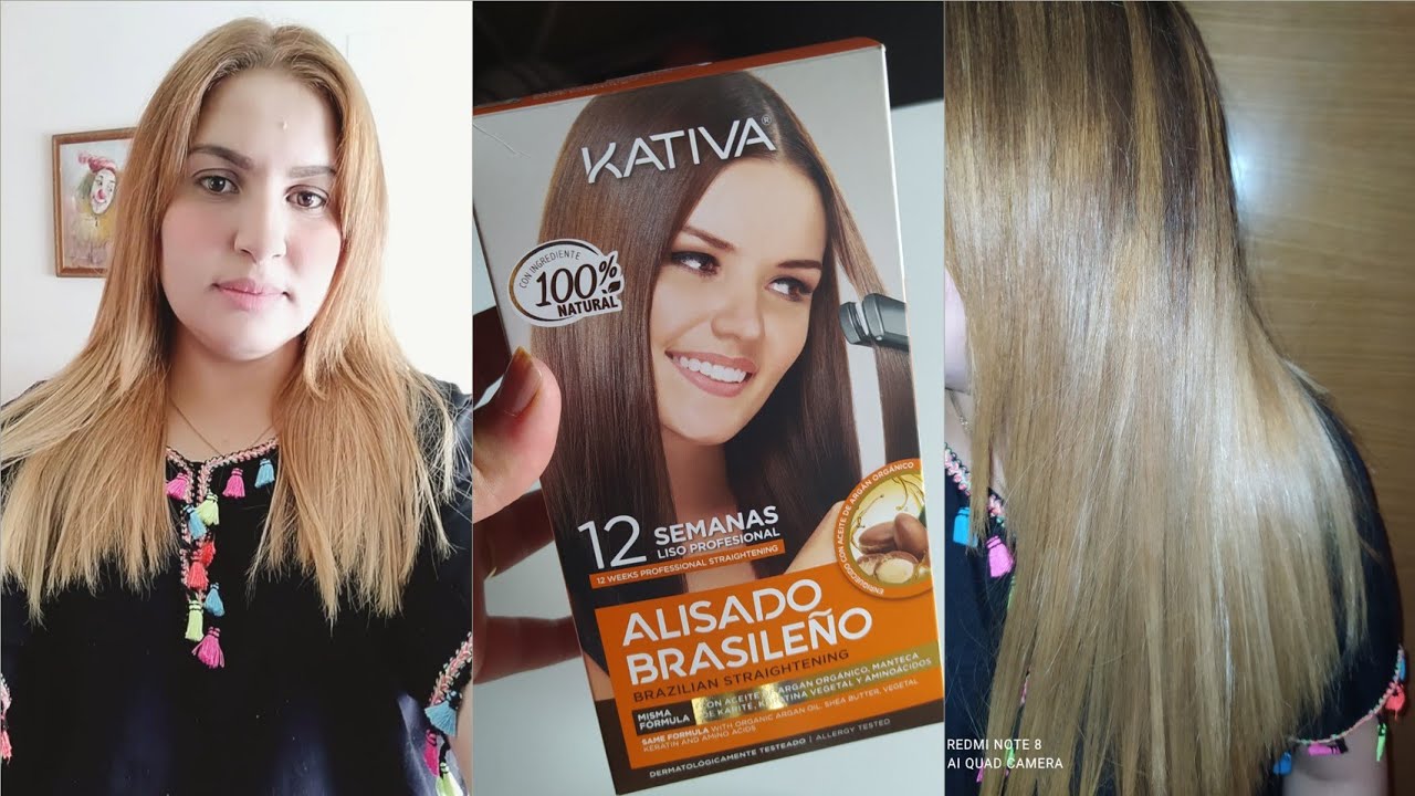 احسن كراتين شكون لي بغات الشعر رطب 😍تطبيق الكيراتين خطوة بخطوة فيديو تطبيقيkativa keratina