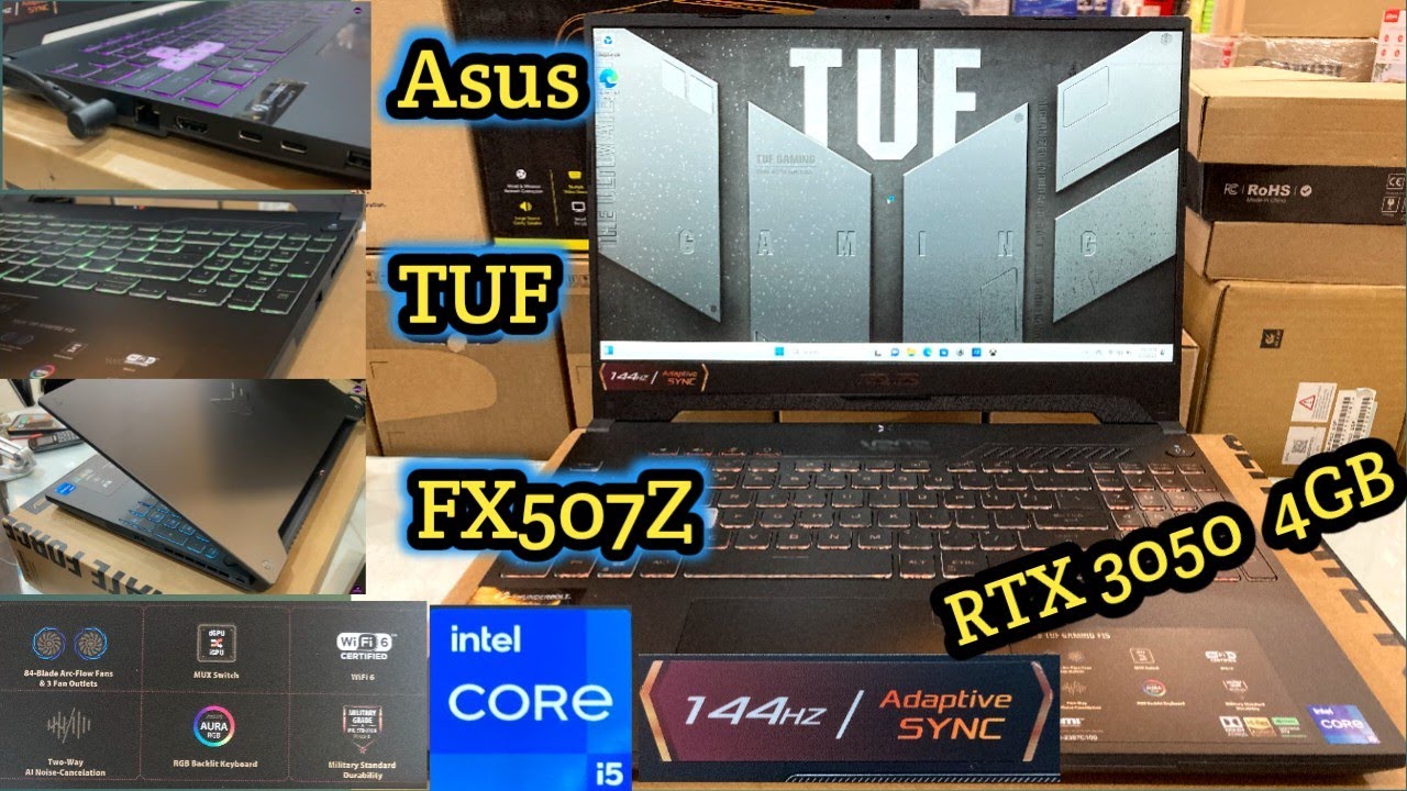 TUF FX507Z i512gen | unboxing Asus TUF FX507Z | Core™ i5-12500H/BGA | Nexthub