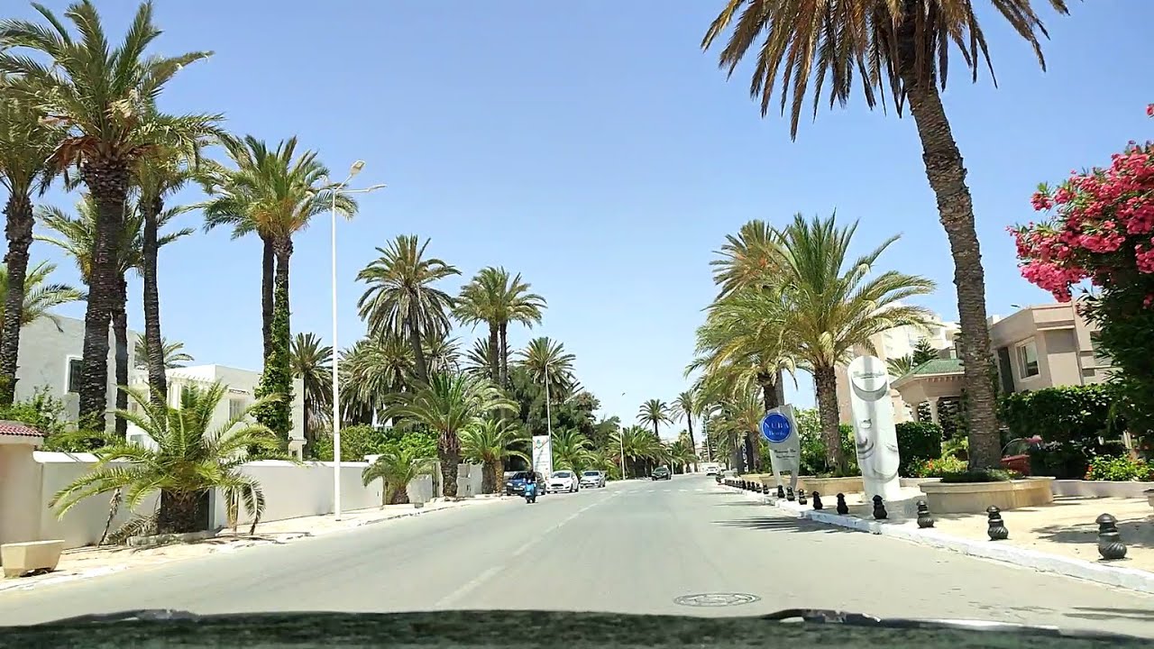 Mahdia Medinától a Nour Palace szállodáig taxival 2022.06.24 (vágatlan)