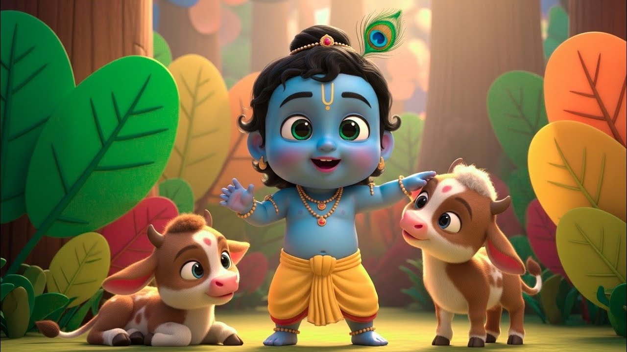 छोटी छोटी गैया छोटे छोटे ग्वाल। Choti Choti Gaiya Chote Chote Gwal। #kanha #krishna #krishnabhajan