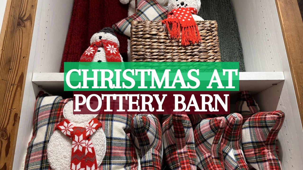 CHRISTMAS DECOR AT POTTERY BARN | BROWSE WITH ME