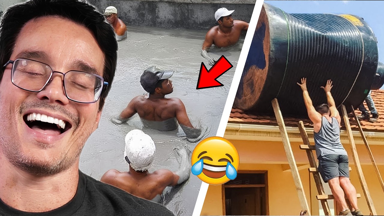 OS ERROS MAIS RIDÍCULOS DOS TRABALHADORES FLAGRADOS PELAS CÂMERAS - Peter Reage