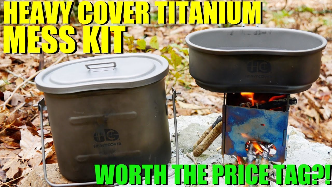 Worth the MONEY or Useless Bushcraft BLING?! - Heavy Cover Titanium Military Mess Kit