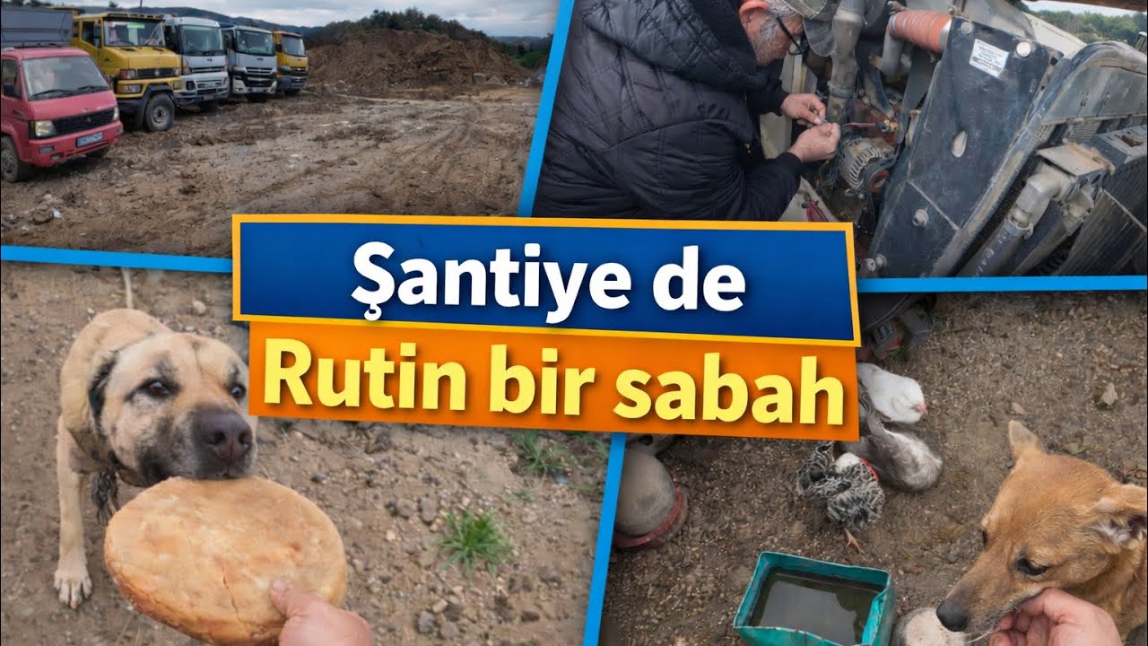 Şantiye de Rutin bir sabah. VLOG. bölüm14