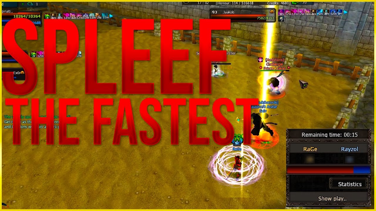 This mage is WAY too fast l vs. Spleef l 3VS3 Tournament l 4Story 4Vision