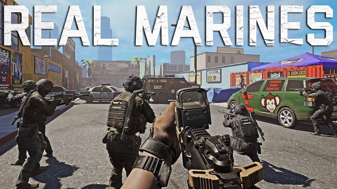 Real Marines Breach a Treacherous Bail Bond Office (READY OR NOT Modded)