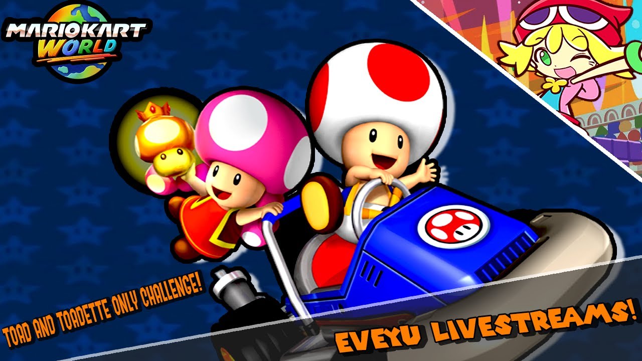 Toad vs Toadette Only Races [Ruined!]