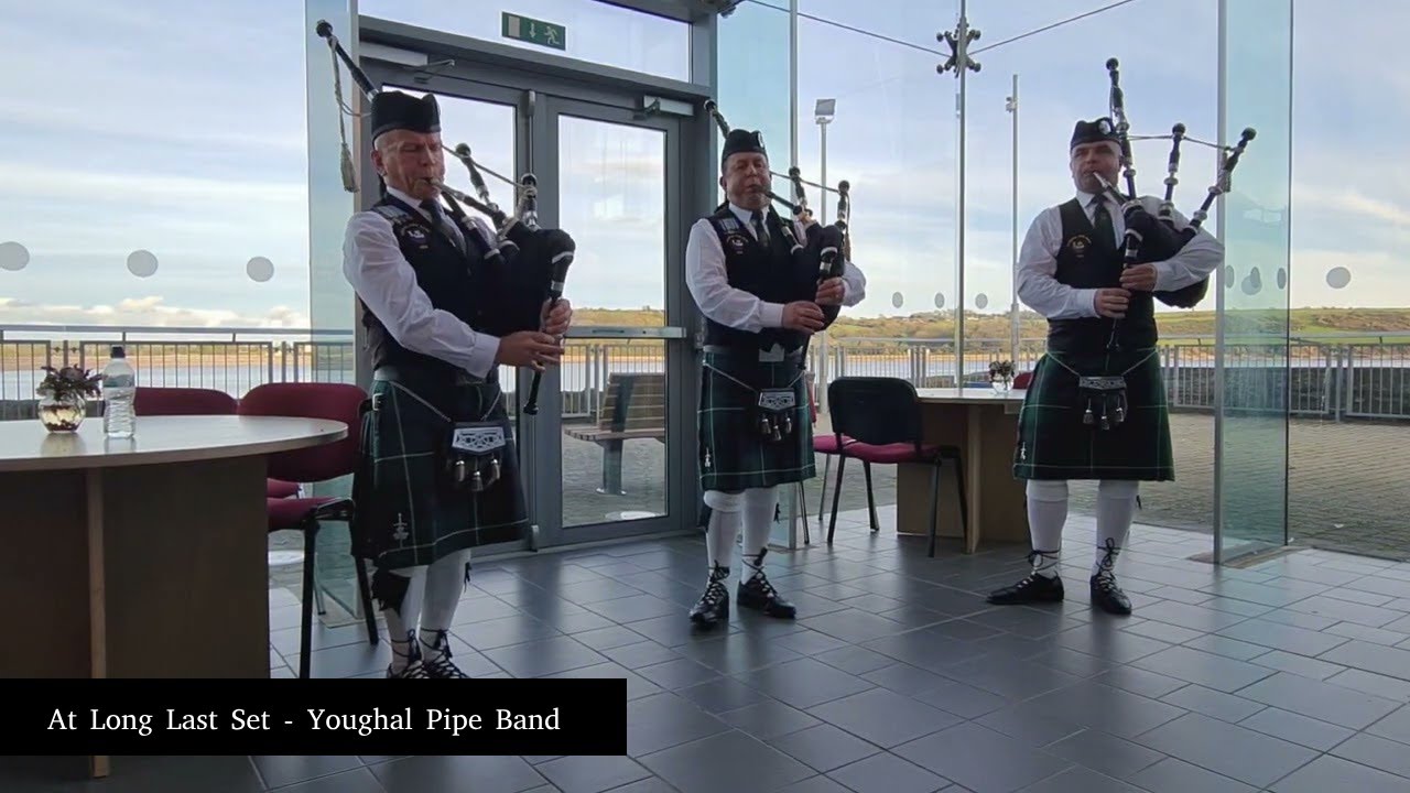 At Long Last Set - Youghal Pipe Band - Youghal Celebrates History Conference 2023