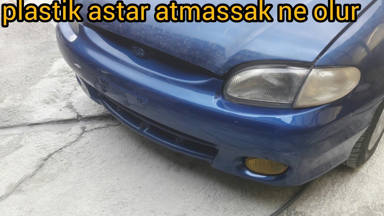 plastik astar atmassak ne olur (sprey boya ile sıfırdan tampon boyama )