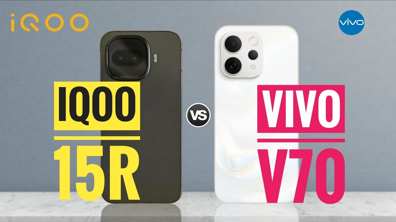 iQOO 15R vs Vivo V70 : Full Comparison ⚡ Which is Best?