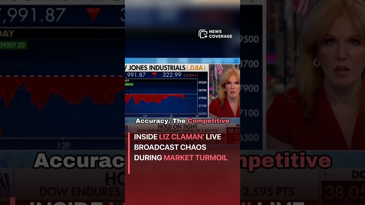 Inside Liz Claman's Live Broadcast Chaos During Market Turmoil #worldnews #news