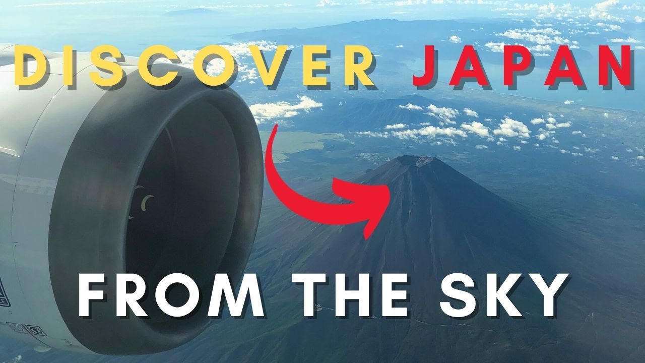 Japan from the sky - Discover Japan [4K Travel Video] #japantravel #airplane