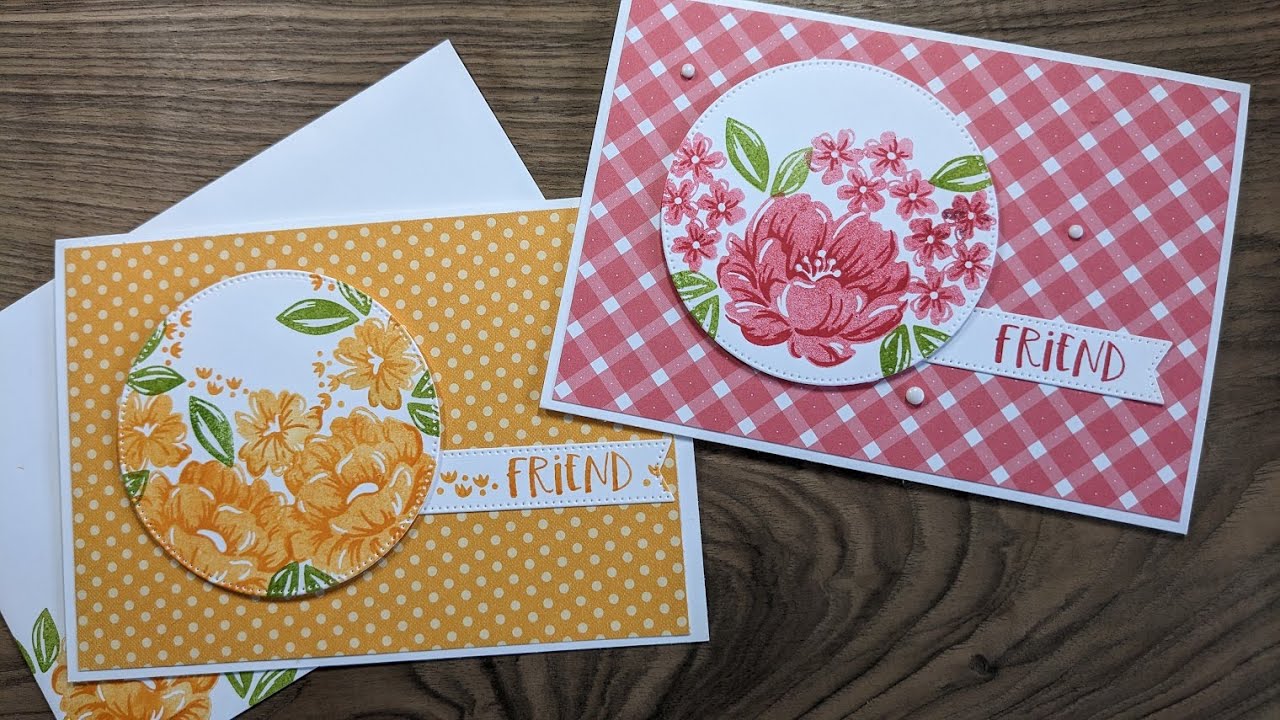 NEW Two Tone Flora stamp set - perfect for simple, quick floral cards for all occasions Stampin Up