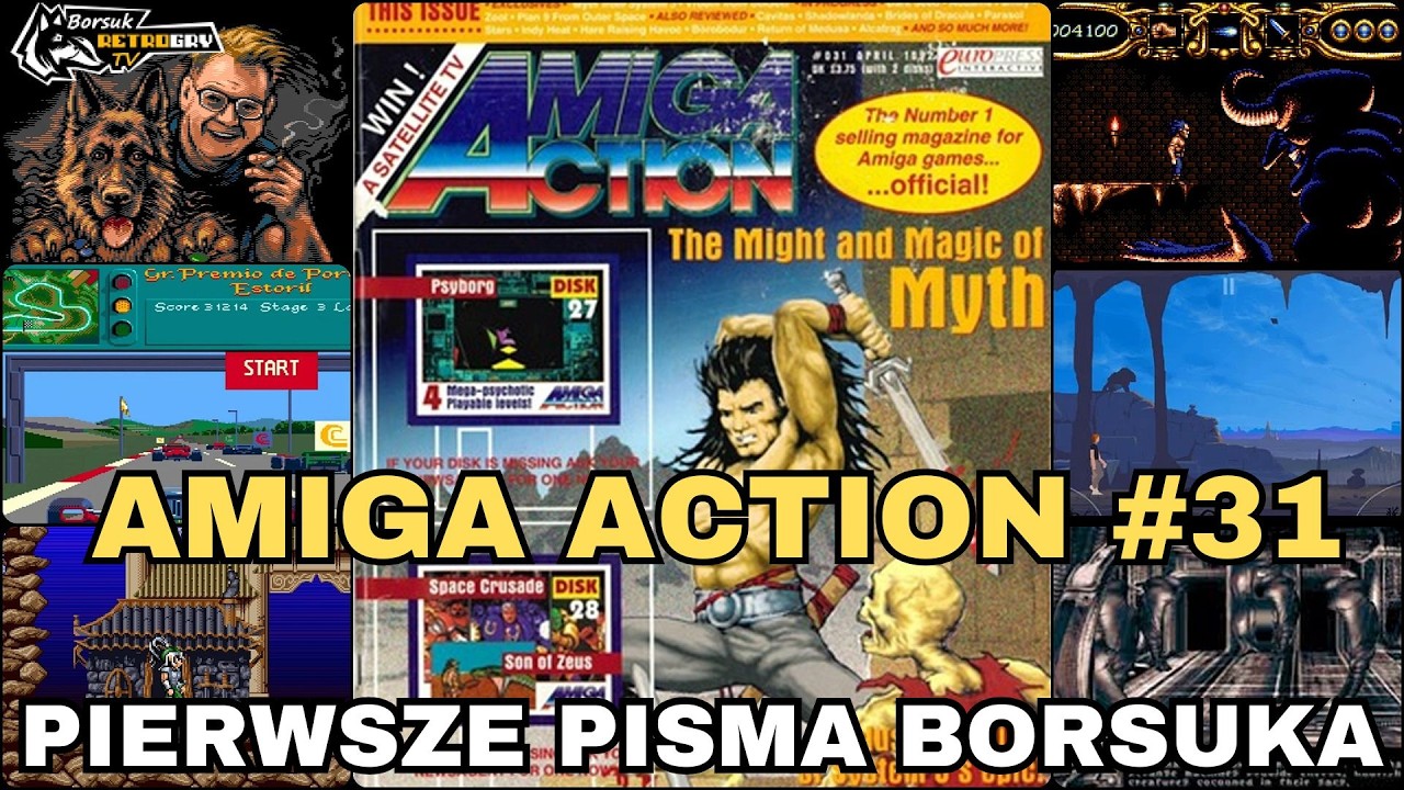 Borsuk Retro Gry TV: Pierwsze Pisma Growe Borsuka #5 - AMIGA ACTION - NUMER 31 #1