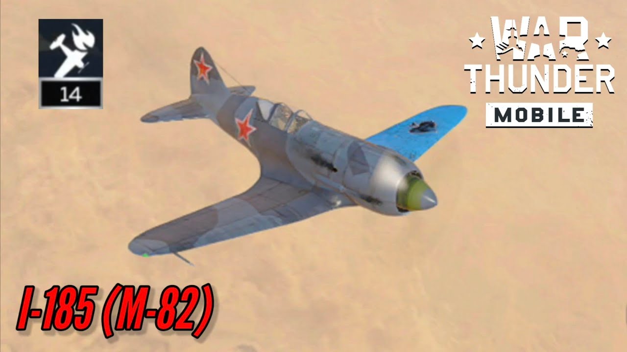 I-185 (M-82): I haven't flown this gunboat for a while (14 kills) - War Thunder Mobile 