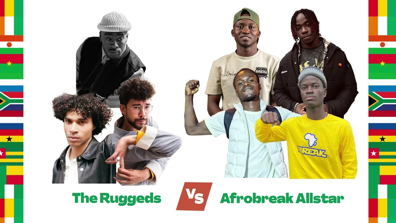 THE RUGGEDS VS AFROBREAK ALLSTAR || AFRICA BREAKING NATION EXHIBITION BATTLE 2024