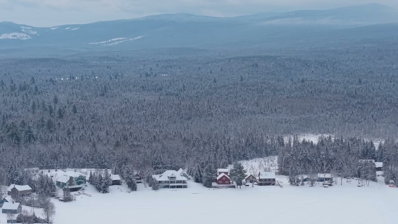 Aerial View of Fresh Snow That Fell on Saturday January 17, 2025 - Footage From Morning of 1/18/26