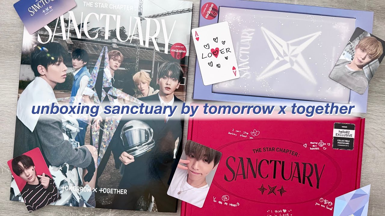 ☆ unboxing the star chapter: sanctuary by txt ☆ hello82 and target exclusive albums !!!