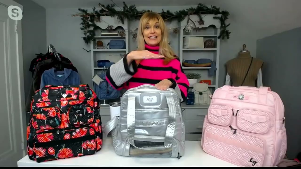 Lug Overnight Tote with Charm Bar - Puddle Jumper LE on QVC