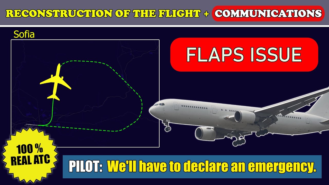 Flaps issue after departure | U.S. Transportation Command Boeing 767-300 | Sofia, ATC