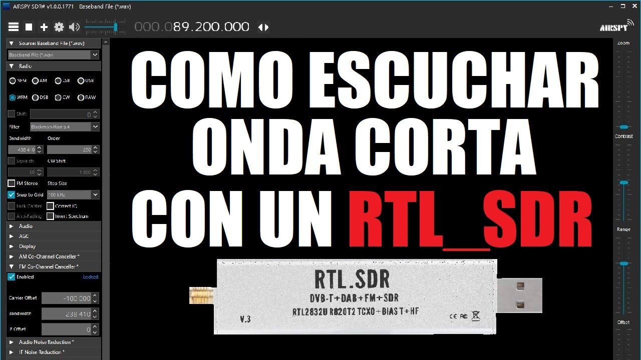 🔴 TUTORIAL RECEPCION HF con RTL_SDR, Direct Sampling y UPconverter