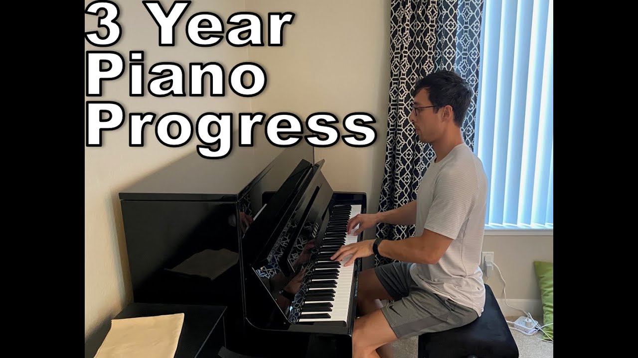 Piano Progress - 3 Year Adult Beginner
