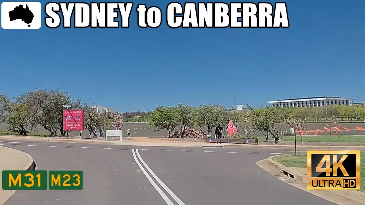 4K Australia drive: Sydney to Canberra via M5, M31 & M23